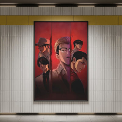Lookism Webtoon Gun and Goo Wall Art