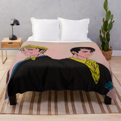 Lookism Gun And Goo Manhwa Webtoon Throw Blanket