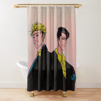 Lookism Gun And Goo Manhwa Webtoon Shower Curtain