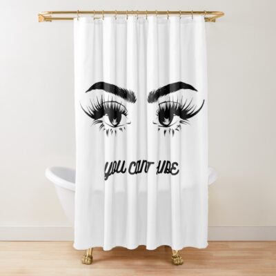 Lookism You Can't Hide Eyes Shower Curtain