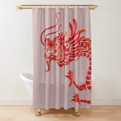 Lookism Essential Dragon Shower Curtain