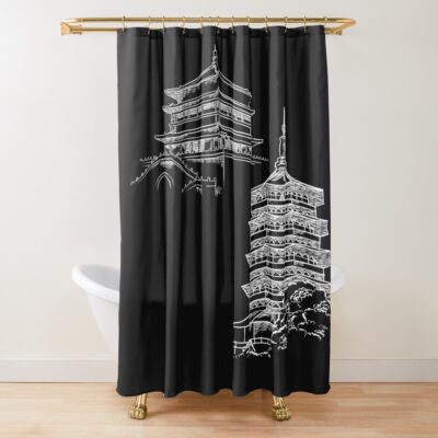 Lookism Yamazaki Building Shower Curtain