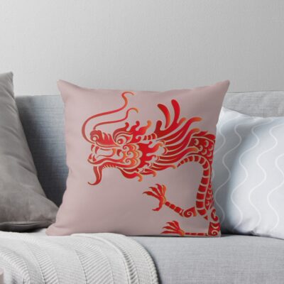 Lookism Essential Dragon Throw Pillow